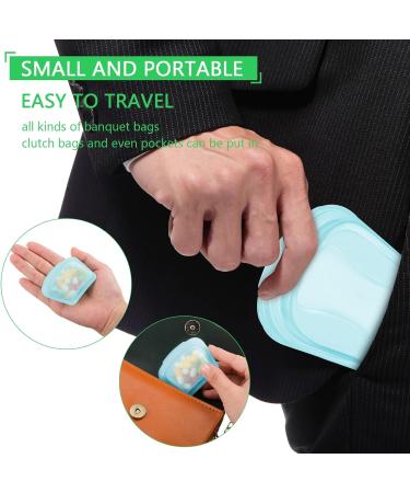 Buy Nuenen 4-Piece Portable Silicone Pill Pouch Set - Reusable Clear Travel Organizer Bags for Easy Medication Storage | International Shipping Available - Buy Online on GoSupps.com