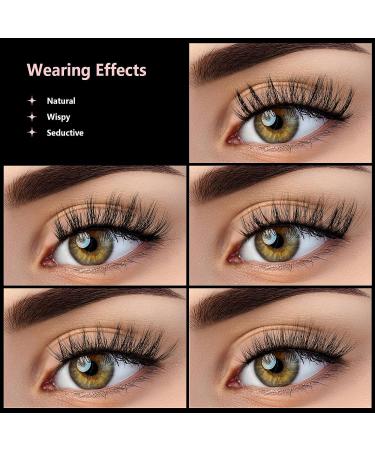 Barbiely False Eyelashes - Fluffy Wispy 3D Faux Mink Lashes - Dramatic Volume & Length - 5 Pairs - Buy Online on GoSupps.com