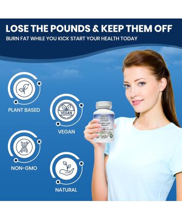 Liberty Medical Center Doctor Recommended Healthy Weight Loss Supplement | Vegan Non-GMO Gluten Free | Supports Healthy Appetite Levels | Burn Fat Naturally | Fat Burner for Women and Men | 60 Count - Buy Online on GoSupps.com