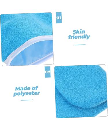 FRCOLOR Couvre-pieds En Cire De Paraffine Spa Taille Maintien Ferme Soin Pieds Hydratant Protection Thermique Pour Spa Professionnel Bleu Bord Blanc pais - Buy Online on GoSupps.com