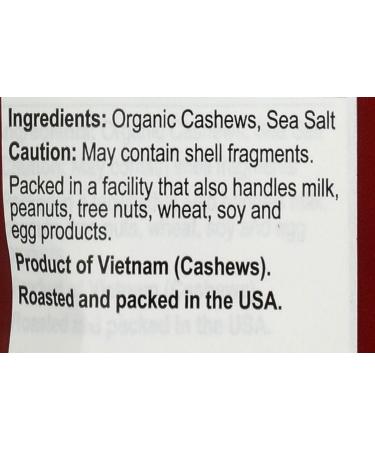Buy Equal Exchange Organic Roasted Salted Cashews 8 oz - Healthy Snack Option - Buy Online on GoSupps.com