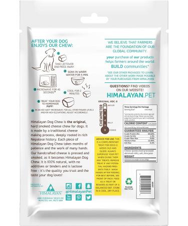 Himalayan Dog Chew - Hard Cheese Treats for Dogs 65 lbs & Under | 9.9 oz - Buy Online on GoSupps.com