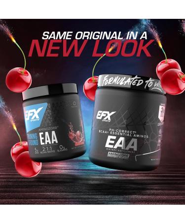 EFX Sports Training Ground EAA | Essential Amino Acids Supplement for Energy & Protein | Pre Intra Post Workout | 40 Servings Cherry Bomb - Buy Online on GoSupps.com