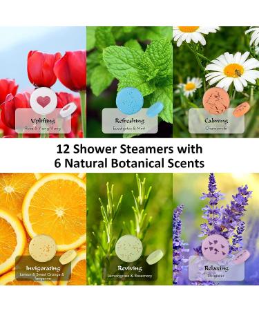 Aofmee 12 PCS Shower Steamers - Aromatherapy Relaxation Gifts for Mom, Wife - Perfect for Christmas, Birthday, Valentines - Shower Bombs for Women - Buy Online on GoSupps.com