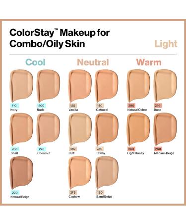 Revlon Colorstay Liquid Foundation Makeup SPF 15 - Honey Beige (455) 30 ml - Pack of 1 - Buy Online on GoSupps.com