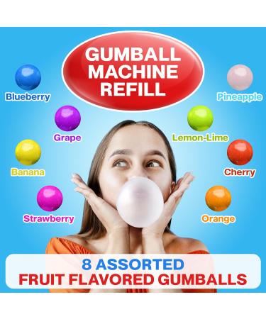 Common Classic Candy Company Gumballs for Gumball Machine Refills - Cherry  Strawberry  Blueberry  Pineapple  Orange  Lemon Lime  Banana - Buy Online on GoSupps.com