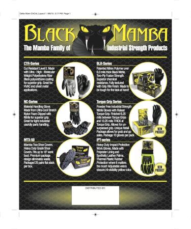Black Mamba Super Strong Nitrile 100 Glove Box (Large) - Buy Online on GoSupps.com