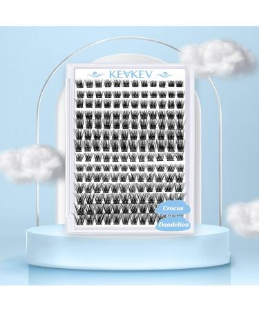 Lash Clusters 168 Pcs Thin Band Soft Eyelash Extensions D-Mix (10-16mm) Crocus & Dandelion - Buy Online on GoSupps.com