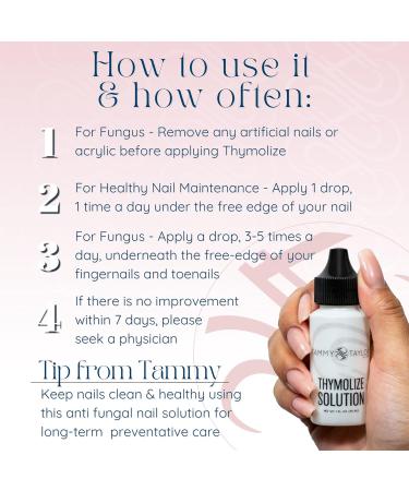 Thymolize Nail Repair: Fast Ingrown Toenail Treatment & Yellow Nail Whitener - 2 Pack (1 Fl Oz) | Best Care for Damaged & Weak Nails - Buy Online on GoSupps.com