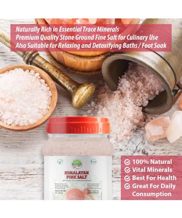 Aryan Herbals Himalayan Pink Salt (Medium) 800 GM 100% Natural & Pure Vegan & Gluten Free Unrefined & Non Iodized - Buy Online on GoSupps.com