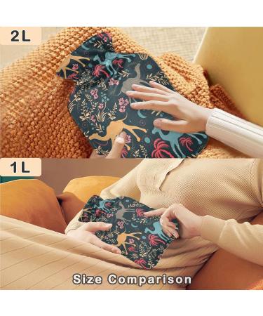 Naanle Animal Camel Hot Water Bottle | 1L Transparent Heat Therapy for Pain Relief | Warm & Cold Use for Bed Hands & Feet - Buy Online on GoSupps.com