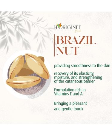 H ORIGIN E Brazilian Nut Hand Cream - Hydrating Vegan Formula with Melaleuca & Olive Butter - Omega 3 & 6 - Moisturizing & Natural - 2.11 oz - Shop Internationally - Buy Online on GoSupps.com