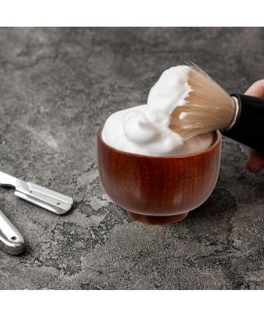 Patkaw Wood-Shaving Bowl for Men | Perfect for Wet Shaving & Razor Cream Soap | Durable & Easy Foaming - Buy Online on GoSupps.com