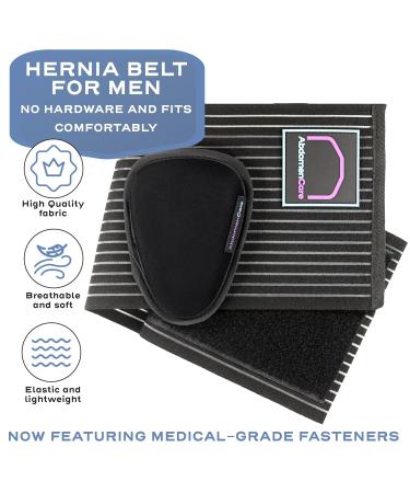 Plus Size Umbilical Hernia Belt for Men & Women | Adjustable Hernia Support with 2 Compression Pads | 2XL/XXL (50-60 IN - Buy Online on GoSupps.com