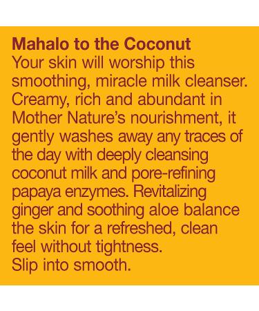 Alba Botanica Coconut Milk Facial Wash 8 fl oz | Hydrating Cleanser for Radiant Skin - Buy Online on GoSupps.com