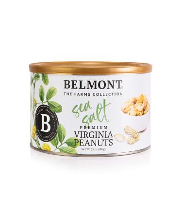Belmont Peanuts Sea Salt Virginia Peanuts, 25oz, Farms Collection 1.56 Pound (Pack of 1)