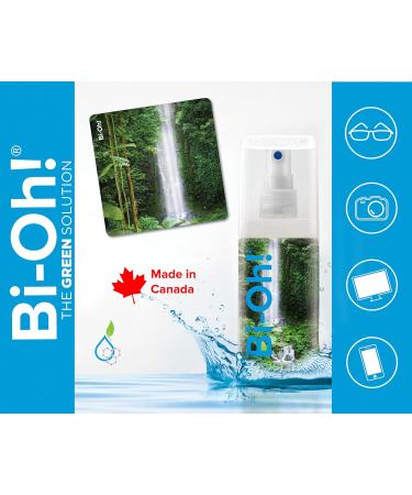 Eye Glasses Cleaner Kit with Microfibre Cloth - Odourless Eyeglass Cleaner Biodegradable Lens Cleaner- Glass Cleaner Spray 40ml (1.35oz) Jungle - Buy Online on GoSupps.com