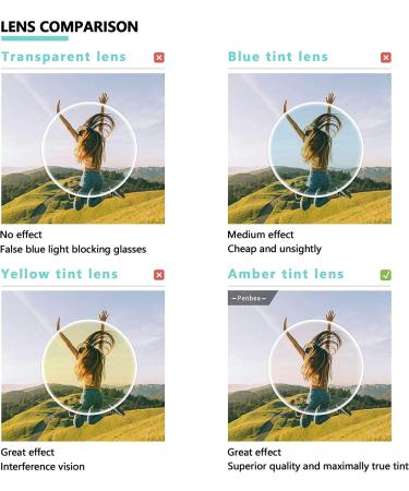 Penbea Women's Blue Light Blocking Glasses - Stylish Anti-Blue Light Eyewear for Computer Gaming and Work - Flower Design - Buy Online on GoSupps.com