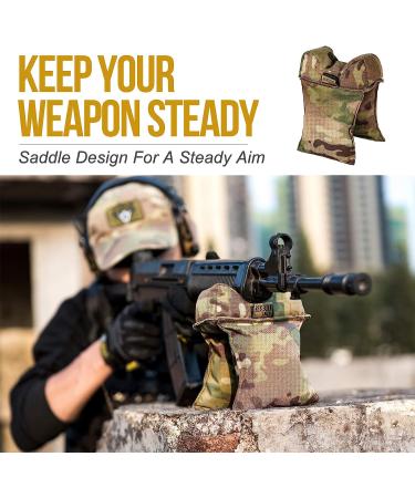 OneTigris Shooting Rest Bag - Filled Rear Sandbag for Rifles & Hunting in Multicam - Buy Online on GoSupps.com