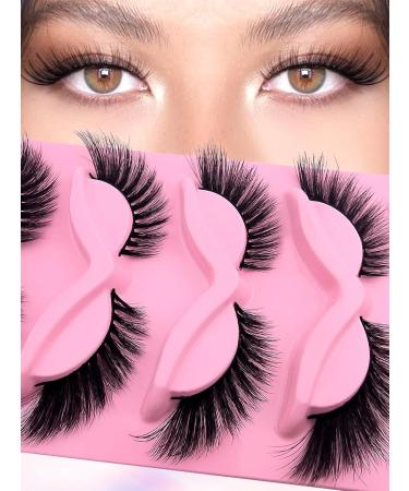 Buy Fox Eye Lashes - Wispy 20mm Cat-Eye Faux Mink False Eyelashes | Angel Wing Natural Look - 5 Pairs Pack (XF01) - International Shipping Available - Buy Online on GoSupps.com