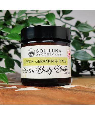 Lemon Geranium & Rose Balm or Whipped Body Butter 60ml (Whipped) - Buy Online on GoSupps.com