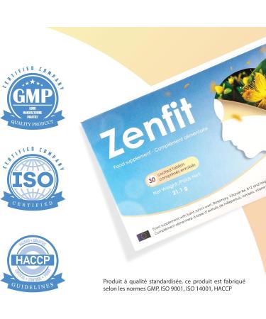 ZENFIT FYTO - Daily Mood and Energy Support Well-Being with St. John's Wort Rosemary B Vitamins - Natural Food Supplement for Optimal Balance and Well-Being 30 Tablets - Buy Online on GoSupps.com