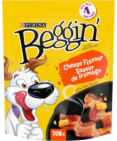 Beggin' Strips Dog Treats Cheeseburger Flavour | Cheese Flavour Dog Snacks (708 g Each) - Buy Online on GoSupps.com