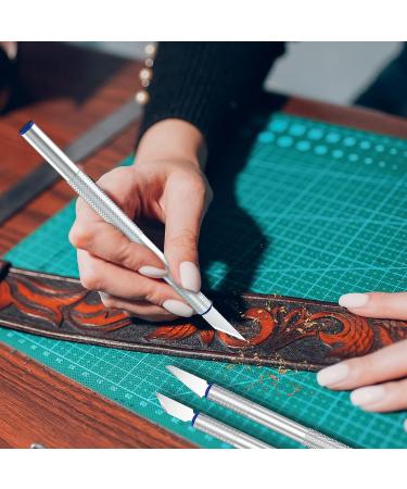 15Pcs Precision Craft Hobby Knife Set for Carving, Modeling, Scrapbooking - Sharp Razor Knives for DIY Art Work Cutting - Buy Online on GoSupps.com