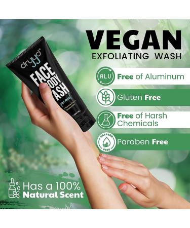 Dryyd Natural Peppermint Face & Body Wash - Stress Relief, Gluten Free, Vegan - Fresh Mint, Promotes Healthy Skin - Helps Reduce Body Odor, Athletes Foot, Jock Itch - 5oz - Buy Online on GoSupps.com