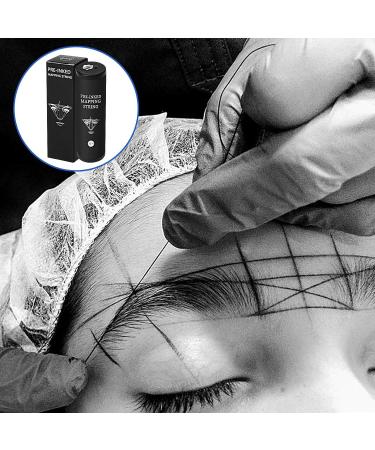 ROWCES Eyebrow Threading Thread | Eyebrow Threading Tool - 20m Black Ink Beauty String Thread Portable Mapping Brows Point Tool for Women Girls Dail Life Travel - Buy Online on GoSupps.com