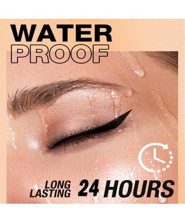 Lipstick eyeliner Long Wear Gel Eyeliner Rationalu Gel Eyeliner Rational Eye Stick Rational Eyeliner Stick Black Eyeliner Cream Waterproof Smudge Proof Liquid Eyeliner Pen Silver+dark Brown - Buy Online on GoSupps.com
