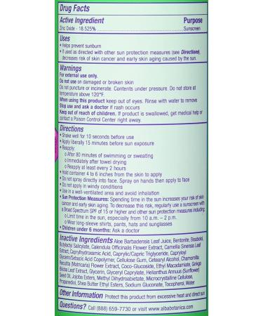 Alba Botanica Sensitive Sunscreen Spray SPF 33 - Fragrance Free, 6 Oz | Skin-Friendly Protection - Buy Online on GoSupps.com