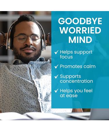 Himalaya Hello Calm Mind Herbal Supplement, with Bacopa, L-Theanine, Gotu Kola, Supports Concentration & Focus, Cognitive Function, Clear Thinking, Relaxation, Vegan, Gluten Free, 60 Capsules - Buy Online on GoSupps.com