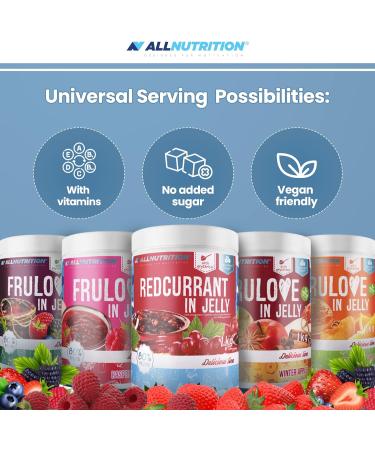 ALLNUTRITION Sugar Free Peach Jam - 1000g Vegan-Friendly Low Calorie Spread - Buy Online on GoSupps.com