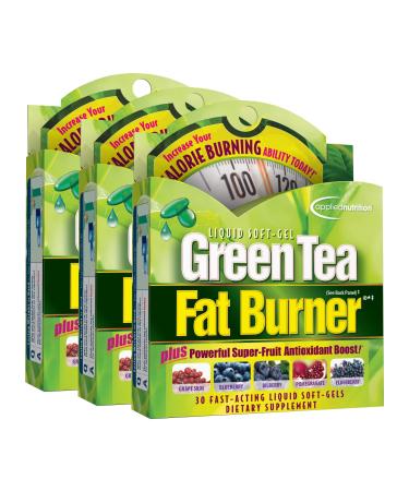 appliednutrition Green Tea Fat Burner 30 Fast-Acting Liquid Soft-Gels