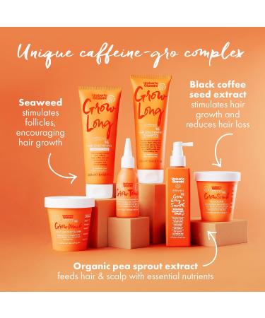 Umberto Giannini Grow Long Hair Growth Scrub - Vegan & Cruelty-Free Scalp Exfoliator with Caffeine | Achieve Longer Hair Naturally - Buy Online on GoSupps.com