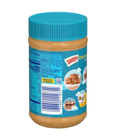 SKIPPY Creamy Peanut Butter 16.3oz (Pack of 8) - Bulk Pack of Smooth Peanut Butter - Buy Online on GoSupps.com