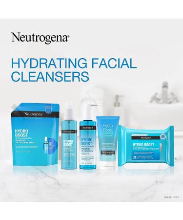 Neutrogena Hydro Boost Soothing Milk Facial Cleanser 7.8 Fl. Oz - Hyaluronic Acid Hydrating Face Wash for Soft, Soothed Skin - Hypoallergenic & Fragrance-Free - Buy Online on GoSupps.com