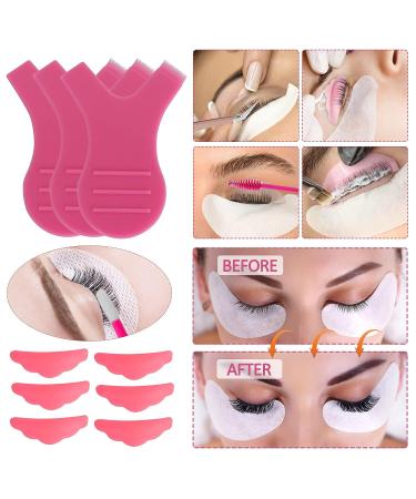 Teabelle 330PCS Eyelash Extension Kit for Beginners and Professionals - Includes Fan Lash Dryer, Mini Brushes, Tape, Tweezers, Glue Rings, Eye Gel Pads - Hot Pink - Buy Online on GoSupps.com