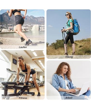 Buy Niorasen Women's Sports Socks - Breathable Anti-Bubbles 6 Pairs Multicolored Sizes 35-42 - Perfect for Running & Athletics - Buy Online on GoSupps.com