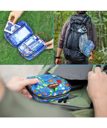 Travel First Aid Kit for Kids & Adults | 143-Piece Emergency Kit for Home Car Camping & Hiking - Buy Online on GoSupps.com