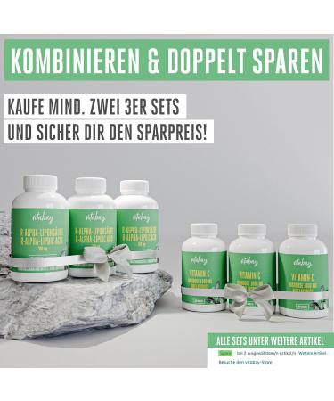 VITABAY R-Alpha Lipoic Acid 300mg | 240 Vegan Capsules | High Dose Antioxidant | Bioavailable & Lab-Tested Supplements | International Shipping Available - Buy Online on GoSupps.com