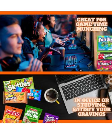 MunchyCravings Exotic Candy Box (50 Ct.) Our Bulk Bonbon Candy Mystery Box offers Tiktok Candy Treats For Adults Movie Nights and Gifts - Buy Online on GoSupps.com