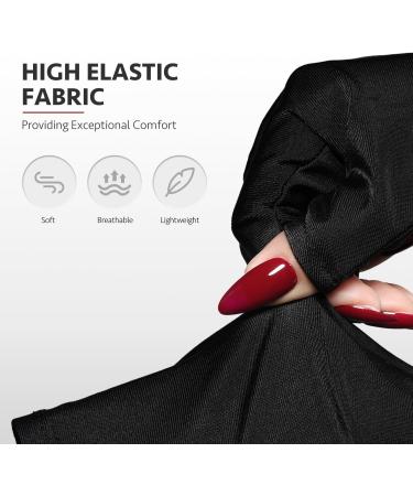 GAOY Anti UV Gloves for Gel Nail Lamp | Professional Fingerless UPF50+ UV Protection for DIY & Salon Nail Art Accessories - Buy Online on GoSupps.com
