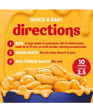 Velveeta Shells & Cheese Jumbo Shell Pasta with Cheese Sauce - 10.1 oz Box - Buy Online on GoSupps.com