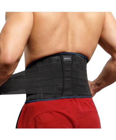 Back Brace for Lower Back Pain - Relief Sciatica - Lumbar Support Belt for Lifting for Men and Women (L/XL) Large/X-Large (Pack of 1)