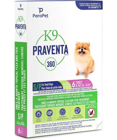 Parapet K9 Praventa 360 for Small Dogs 6 Tubes - Buy Online on GoSupps.com
