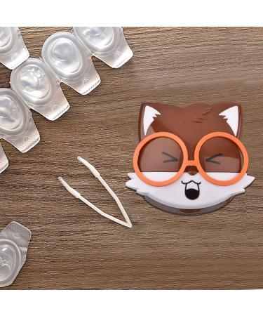Anulely Contact Lens Travel Case - Portable Cartoon Animal Box for Glasses | Squirrel-In-Song Organizer for Everyday Use & Outdoor Travel - Buy Online on GoSupps.com