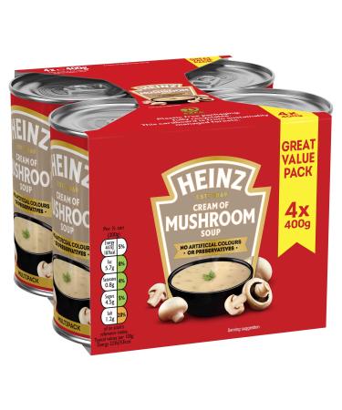 Heinz Cream of Mushroom Soup 4 x 400g