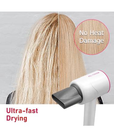 Buy Negative Ionic Hair Dryer - 110 000 RPM Brushless Motor Low Noise & Diffuser - Perfect for Home & Travel - Buy Online on GoSupps.com